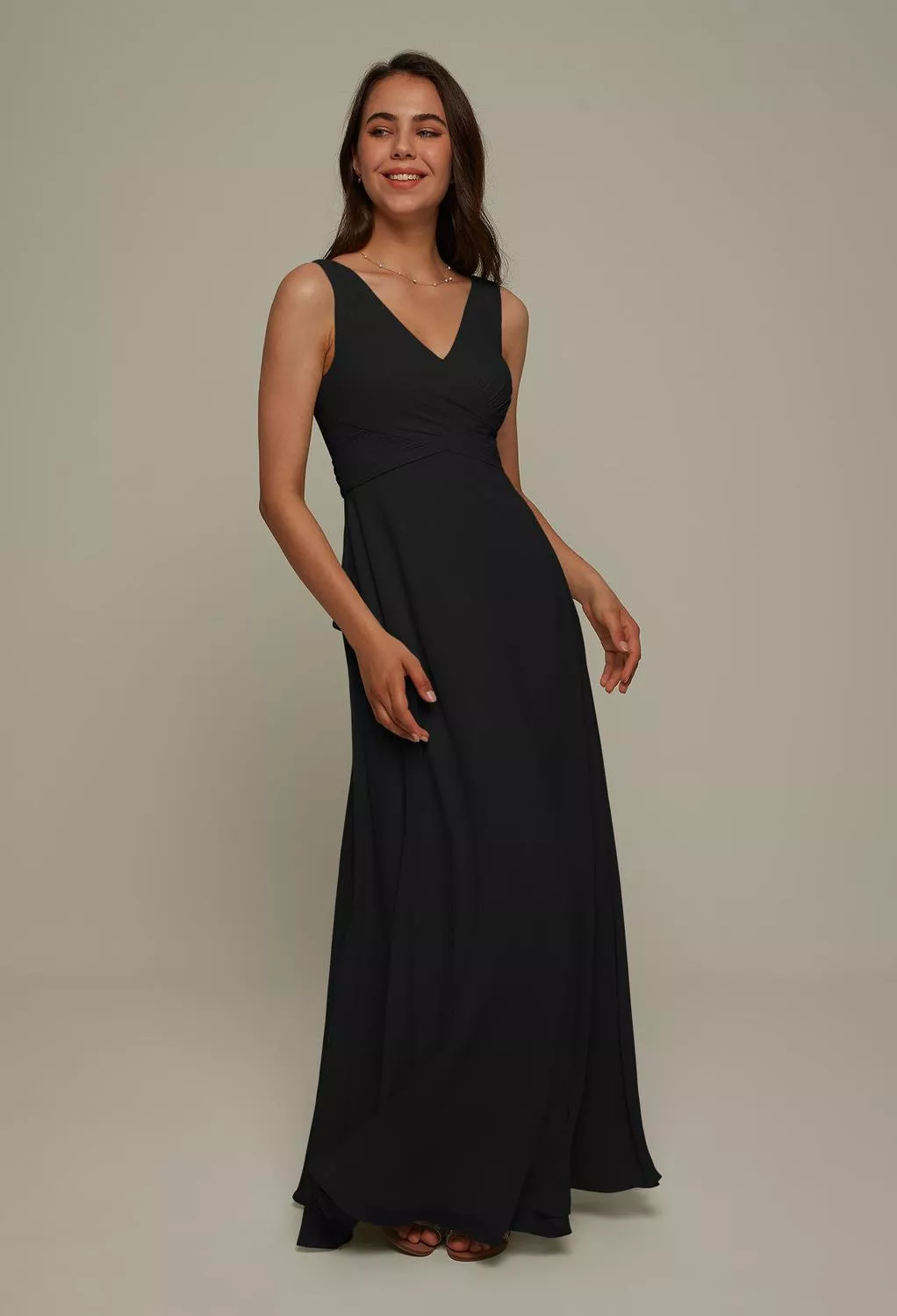 AW Lucille Black  Maternity Bridesmaid Dresses