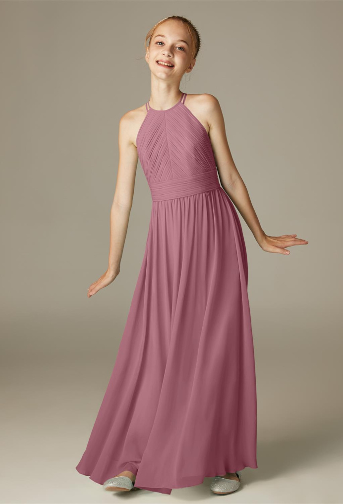 AW Madeline Desert Rose  Junior Bridesmaid Dresses