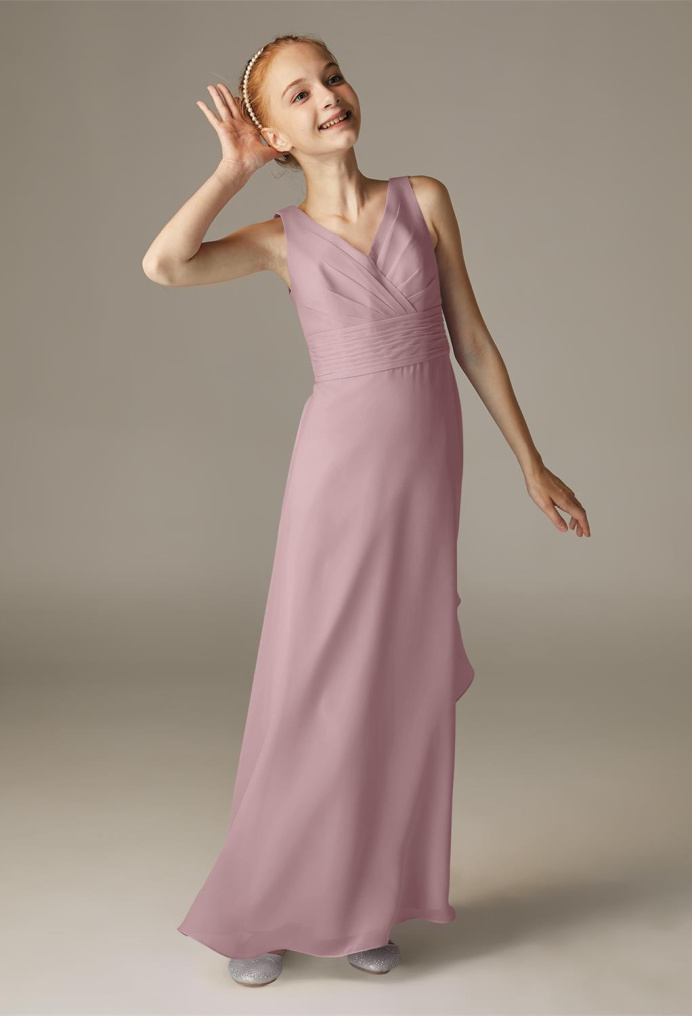 AW Lana Mauve Mist  Junior Bridesmaid Dresses