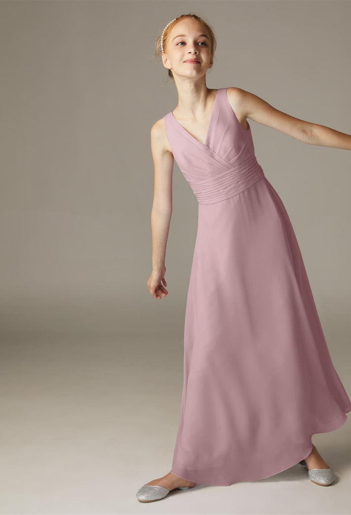 AW Lana Mauve Mist  Junior Bridesmaid Dresses