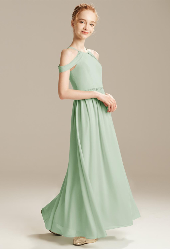 AW Magda Sage Green  Junior Bridesmaid Dresses
