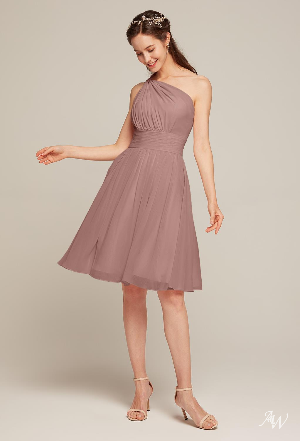 AW Winnie Dusty Rose Bridesmaid Dresses image1