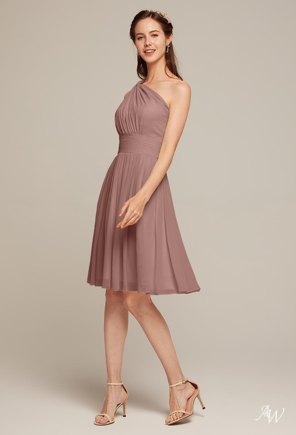 AW Winnie Dusty Rose Bridesmaid Dresses image3
