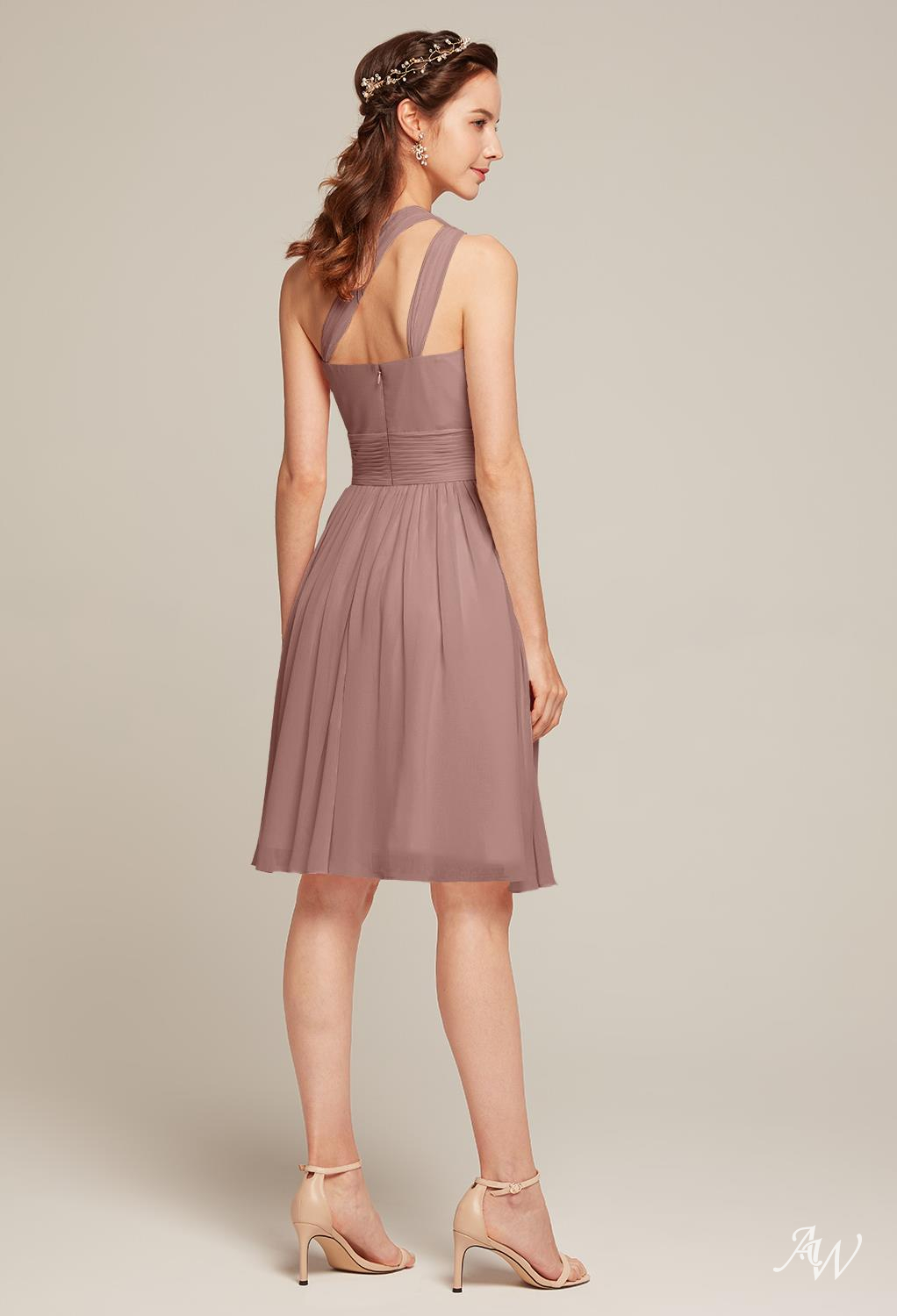 AW Winnie Dusty Rose Bridesmaid Dresses image4