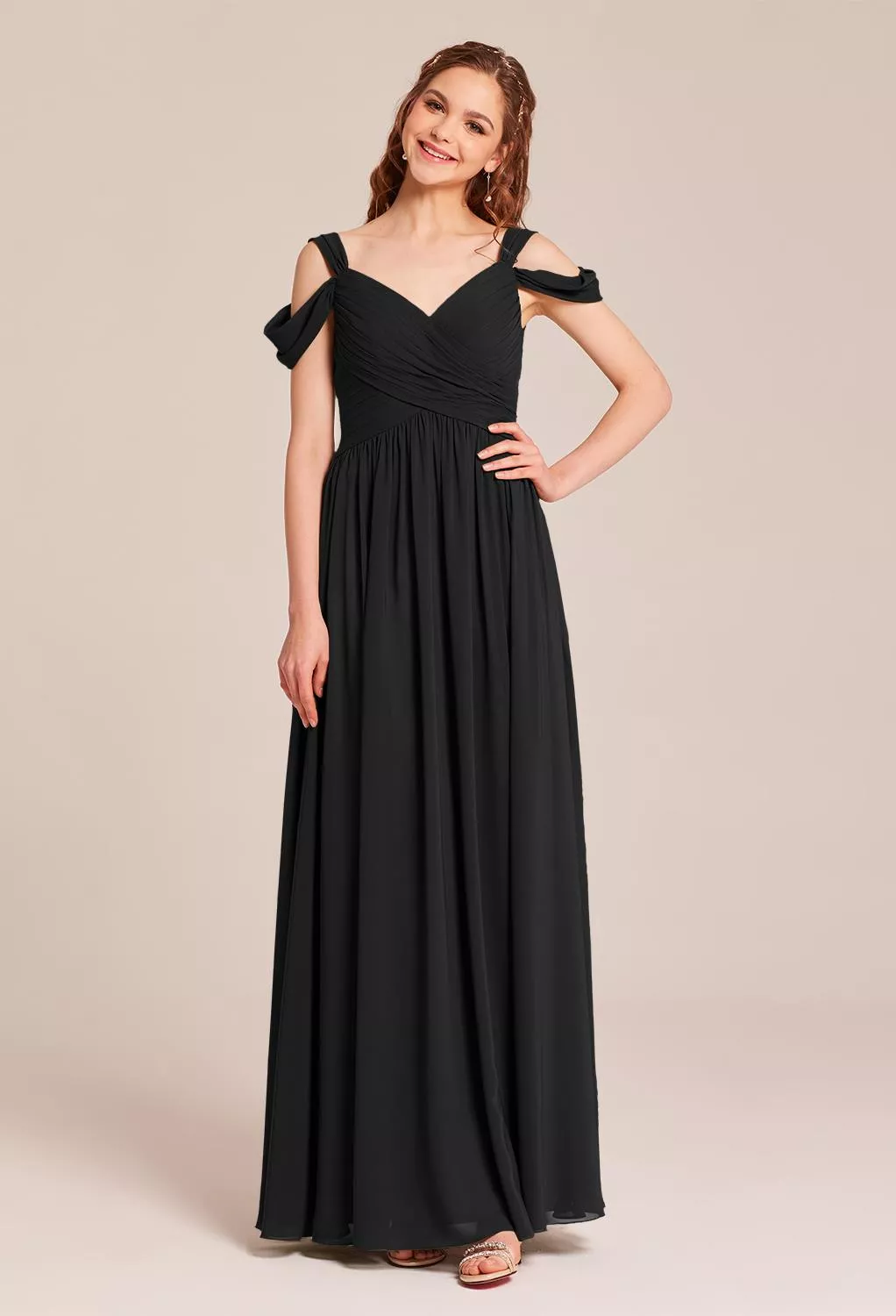AW Gracia Black  Maternity Bridesmaid Dresses