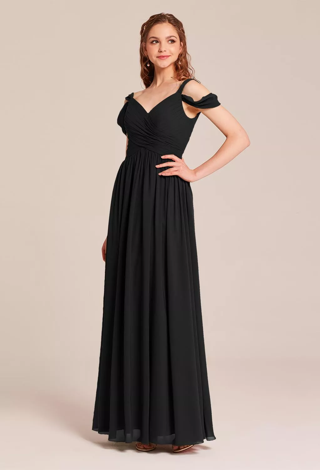 AW Gracia Black  Maternity Bridesmaid Dresses