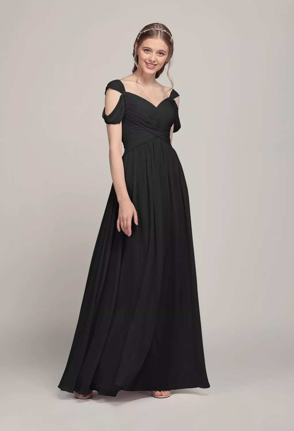 AW Janette Black  Maternity Bridesmaid Dresses