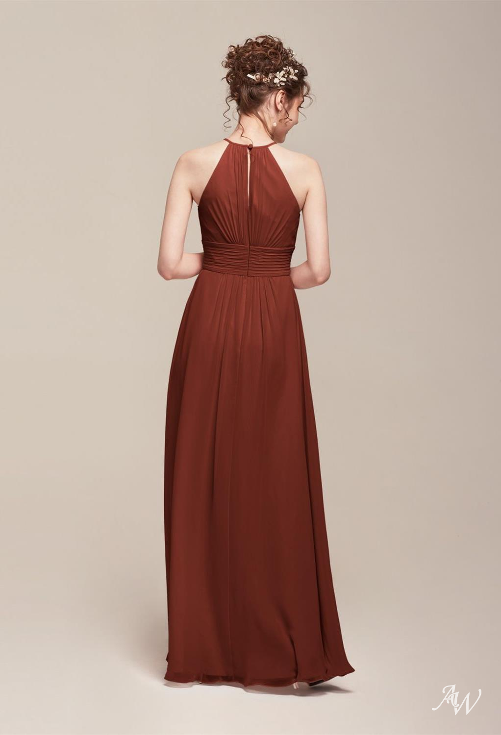 AW Fanny Rust Bridesmaid Dresses image4