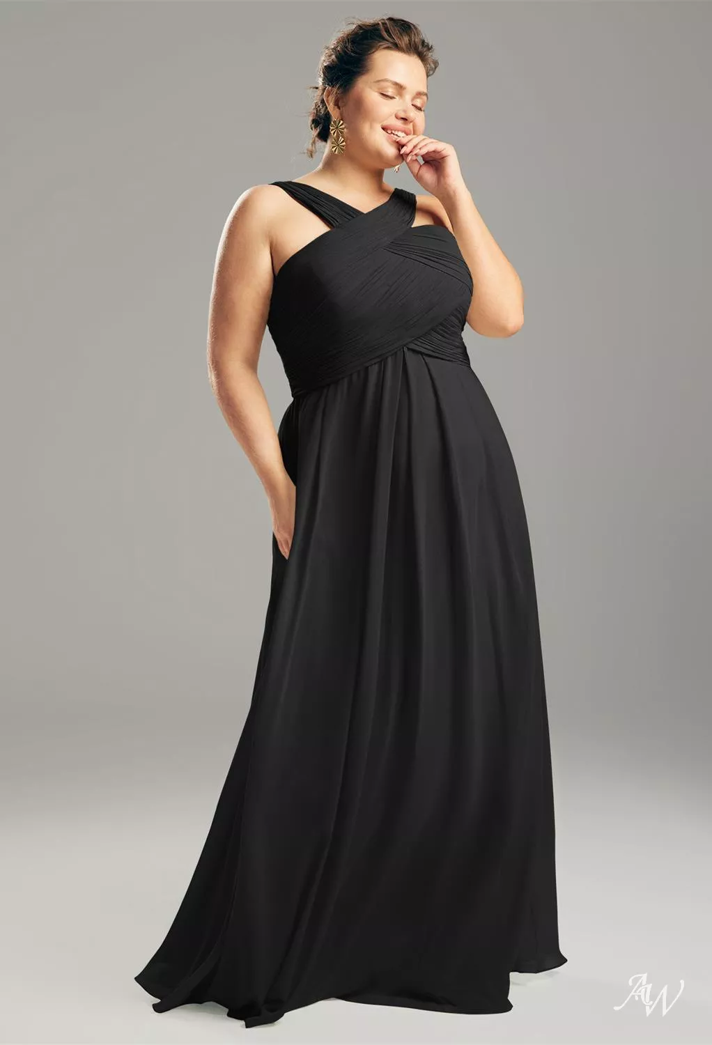 AW Vienna Black Bridesmaid Dresses Canada