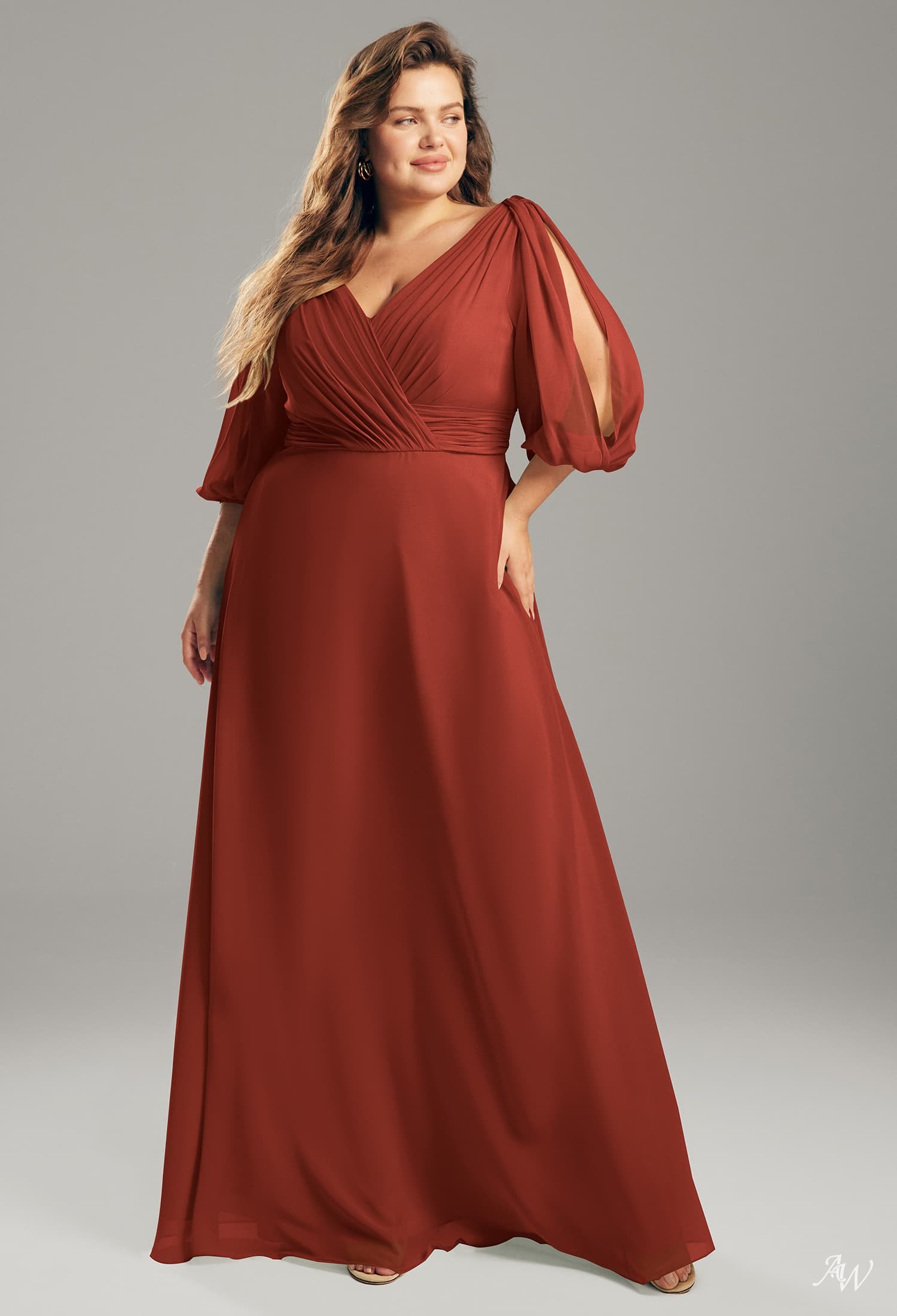 AW Polly Rust Bridesmaid Dresses image4