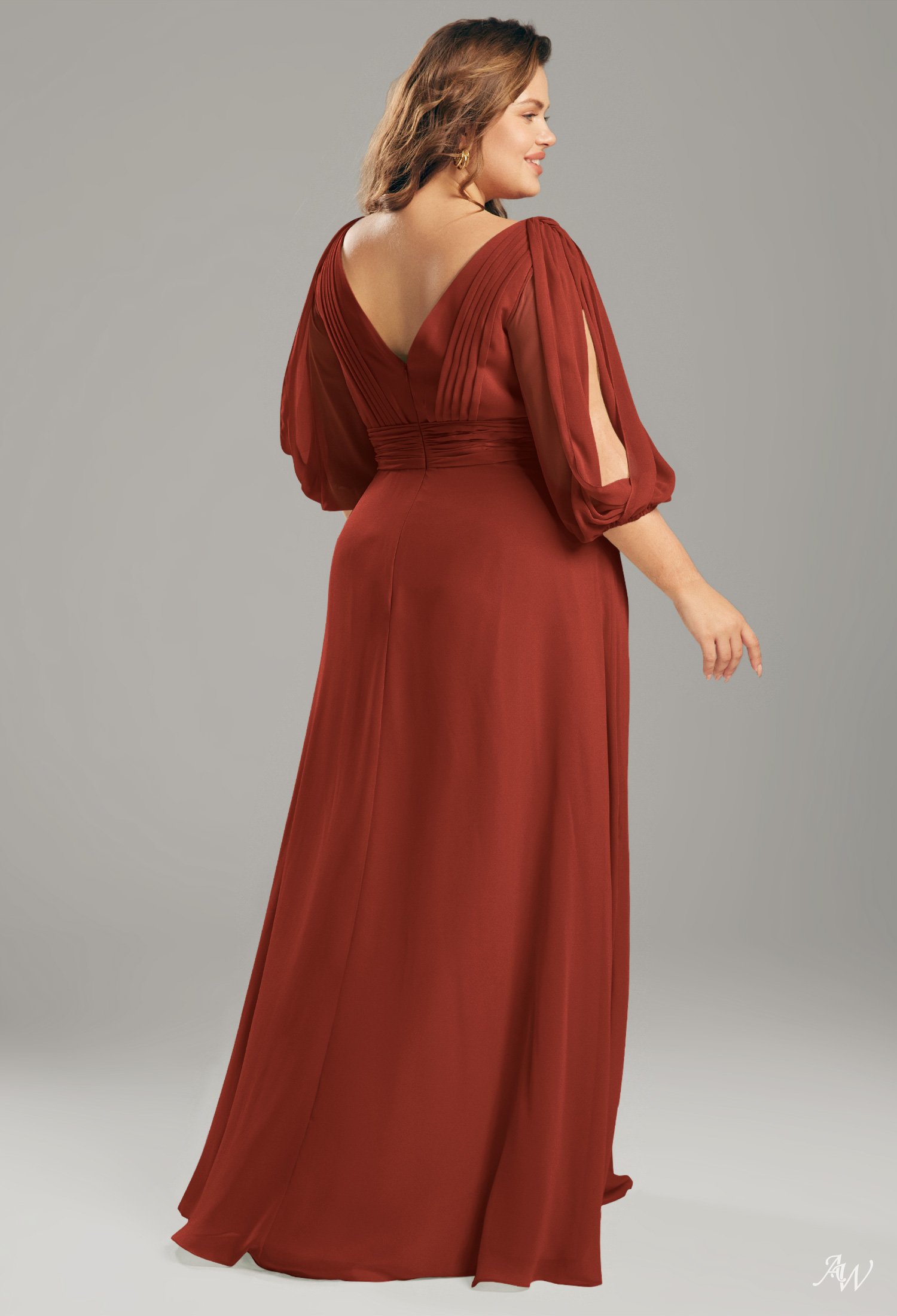 AW Polly Rust Bridesmaid Dresses image5