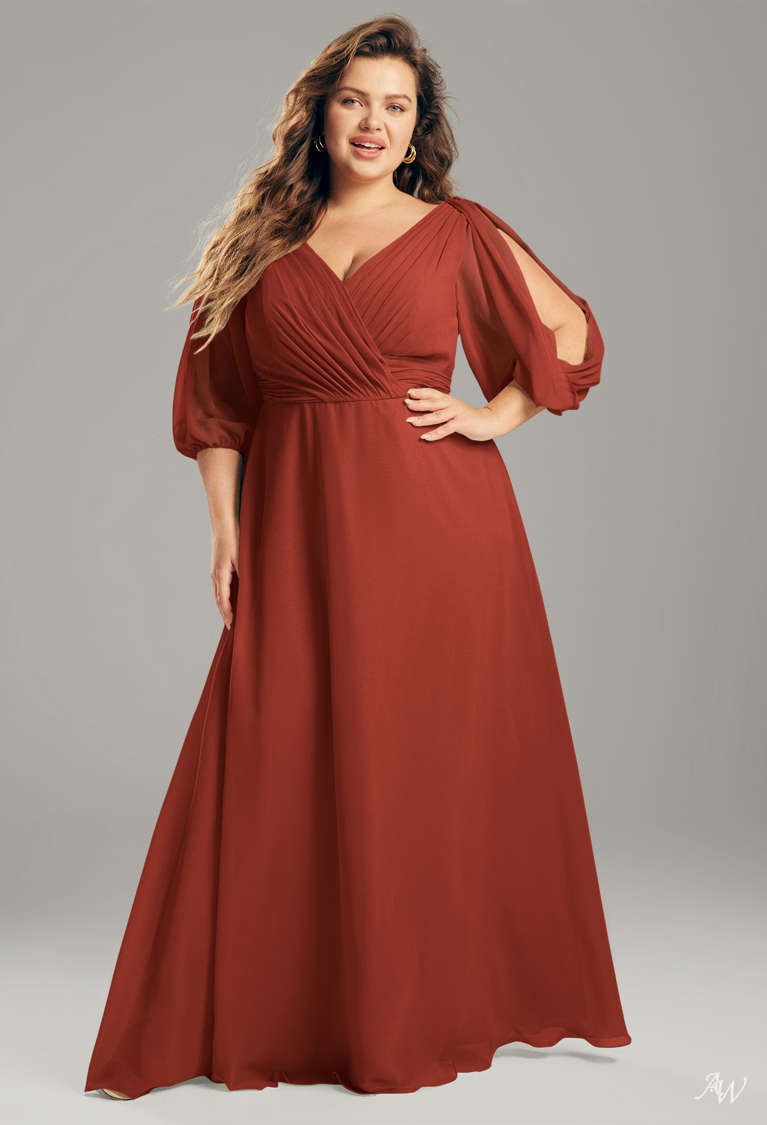 AW Polly Rust Bridesmaid Dresses image6