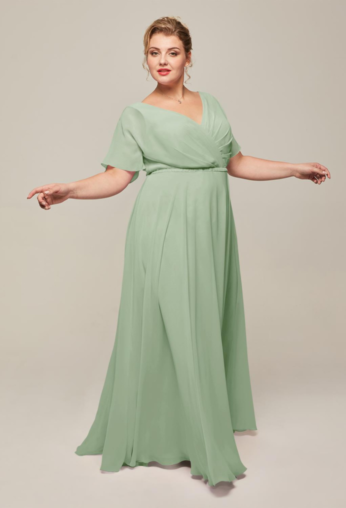 AW Ginny Sage Green  Plus Size Dresses