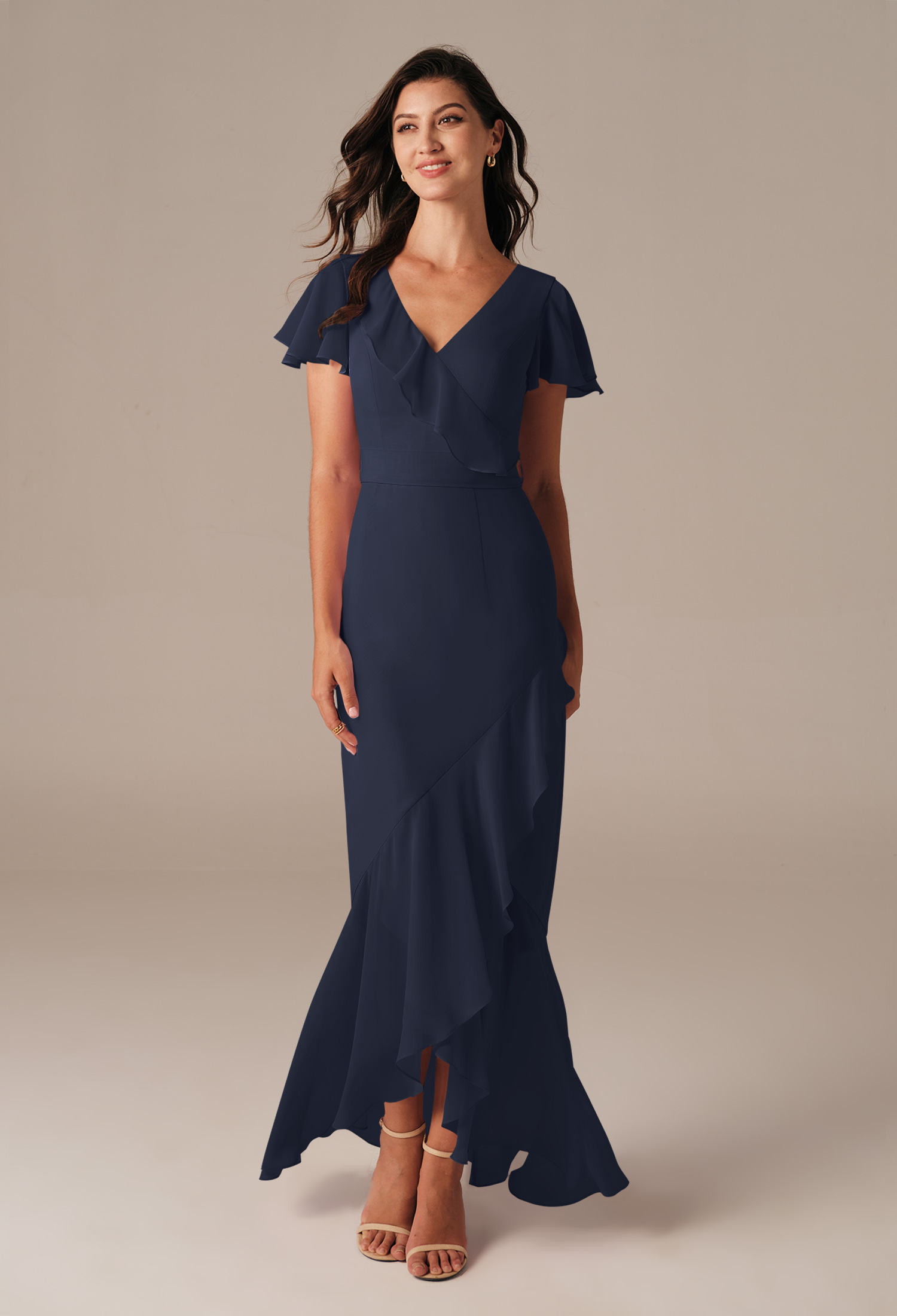 AW Celia Dark Navy  Spring Wedding Guest Dresses