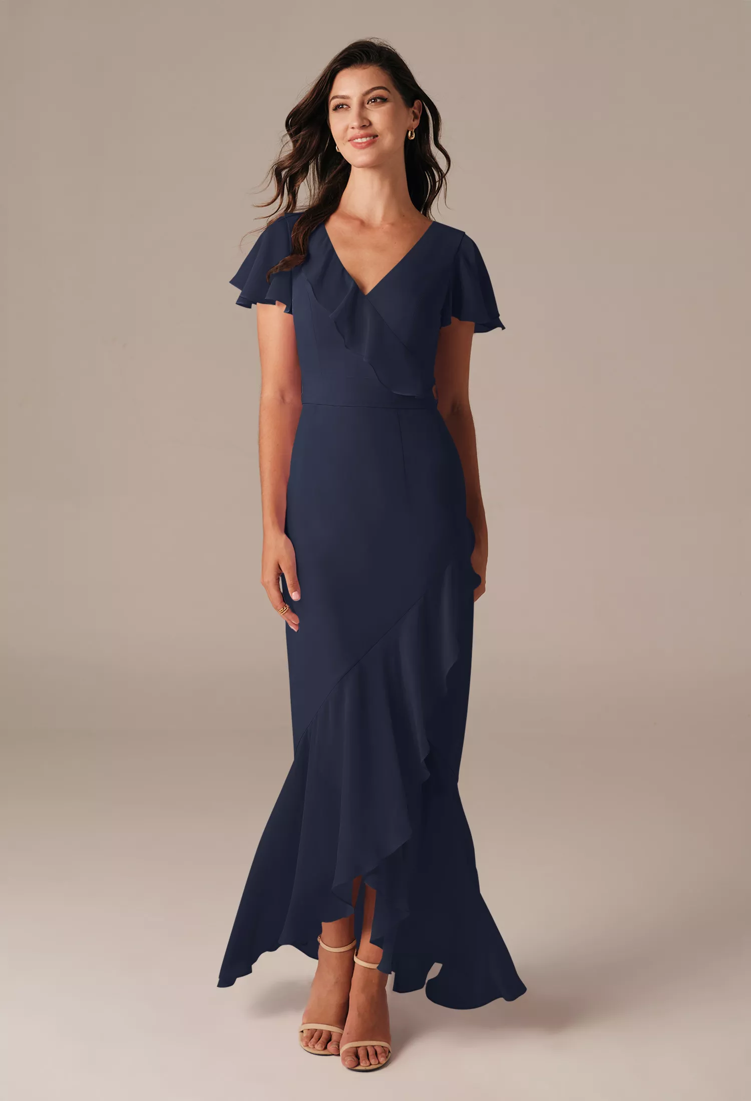AW Celia Dark Navy  Spring Wedding Guest Dresses