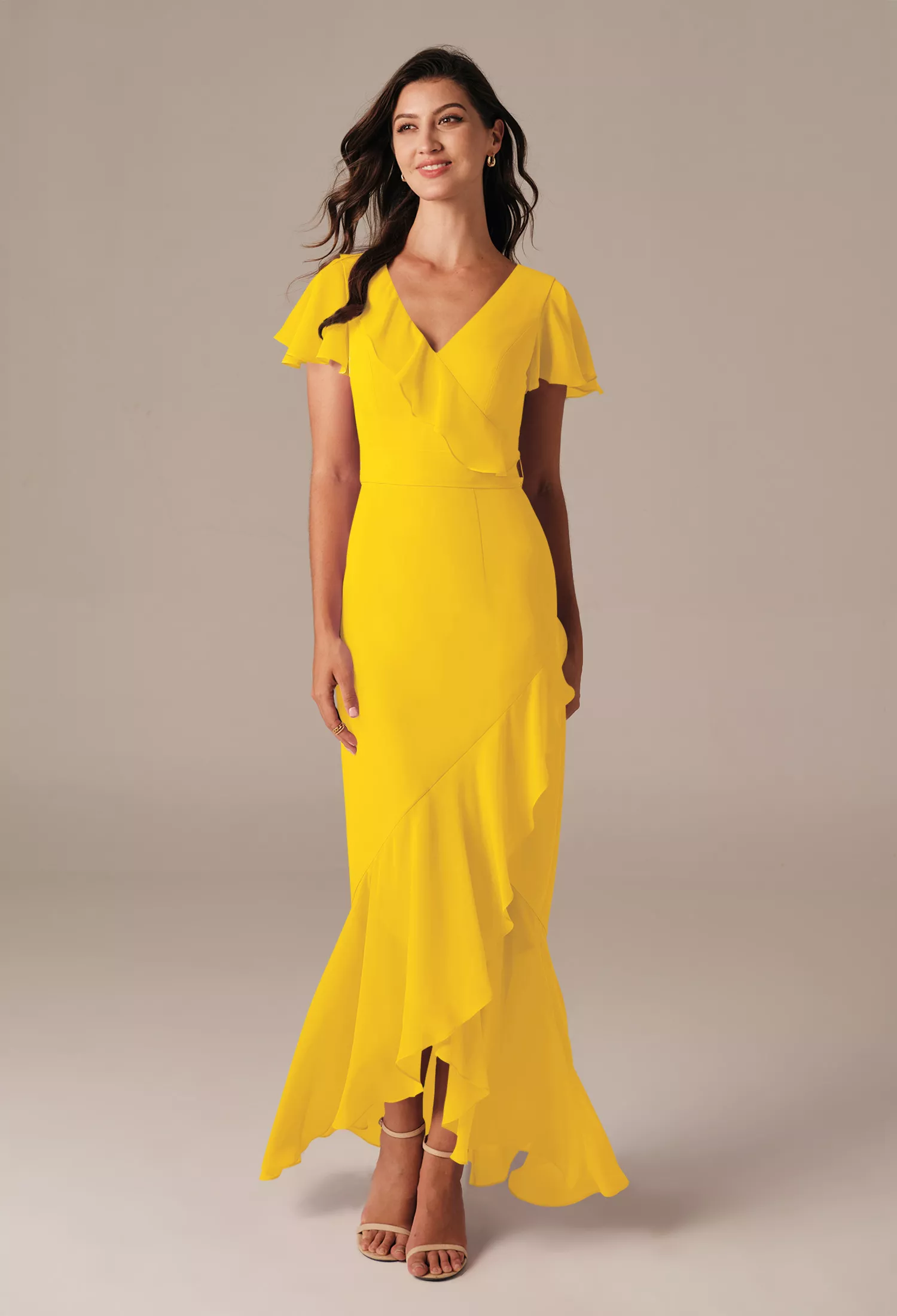 AW Celia Mustard Yellow  Spring Wedding Guest Dresses