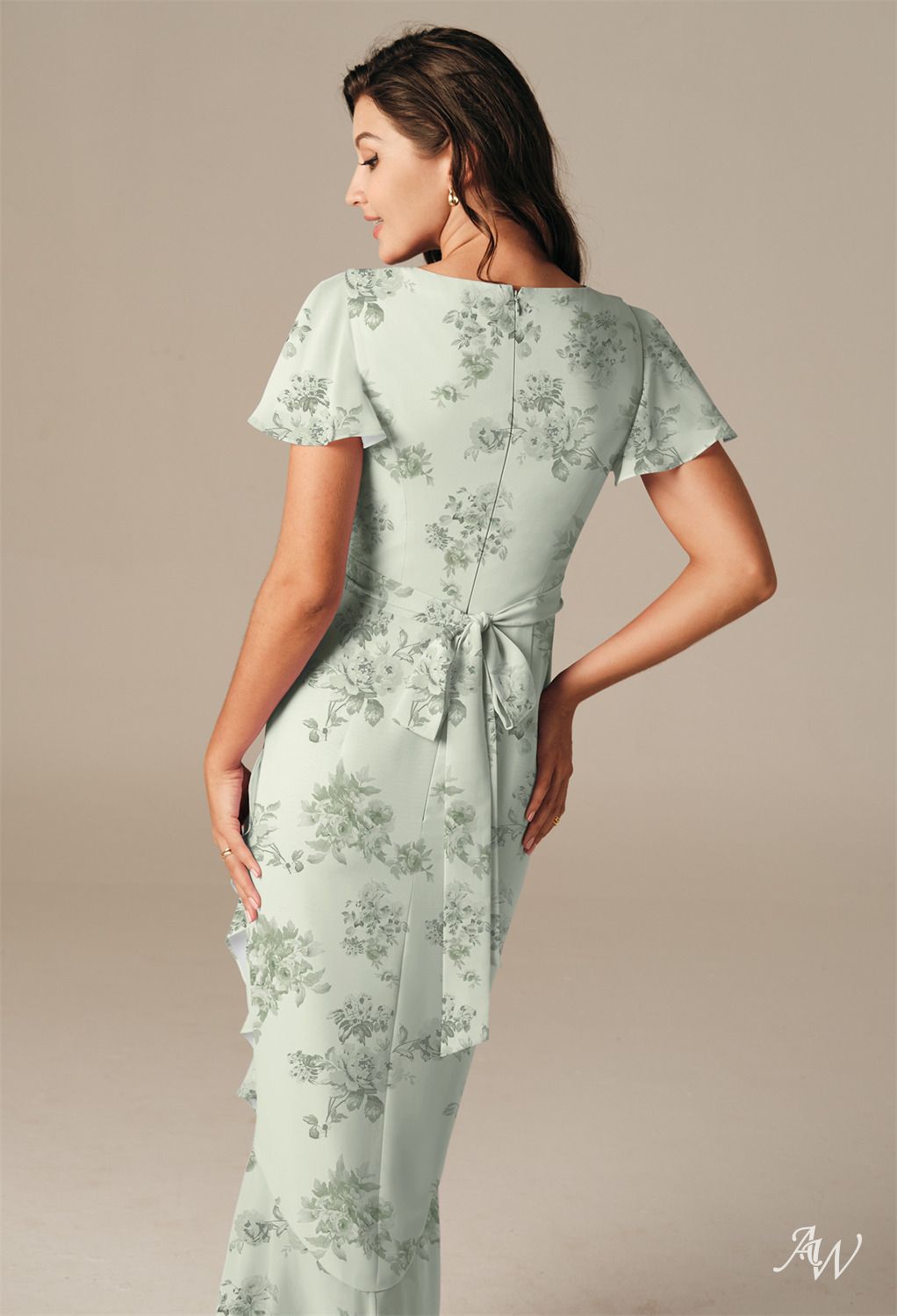 AW Celia Pistachio Green Penoy Bridesmaid Dresses image3