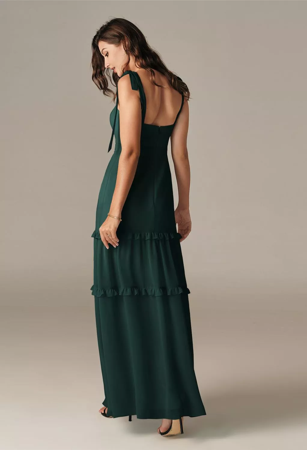 AW Empress Dark Emerald  Fall Wedding Guest Dresses