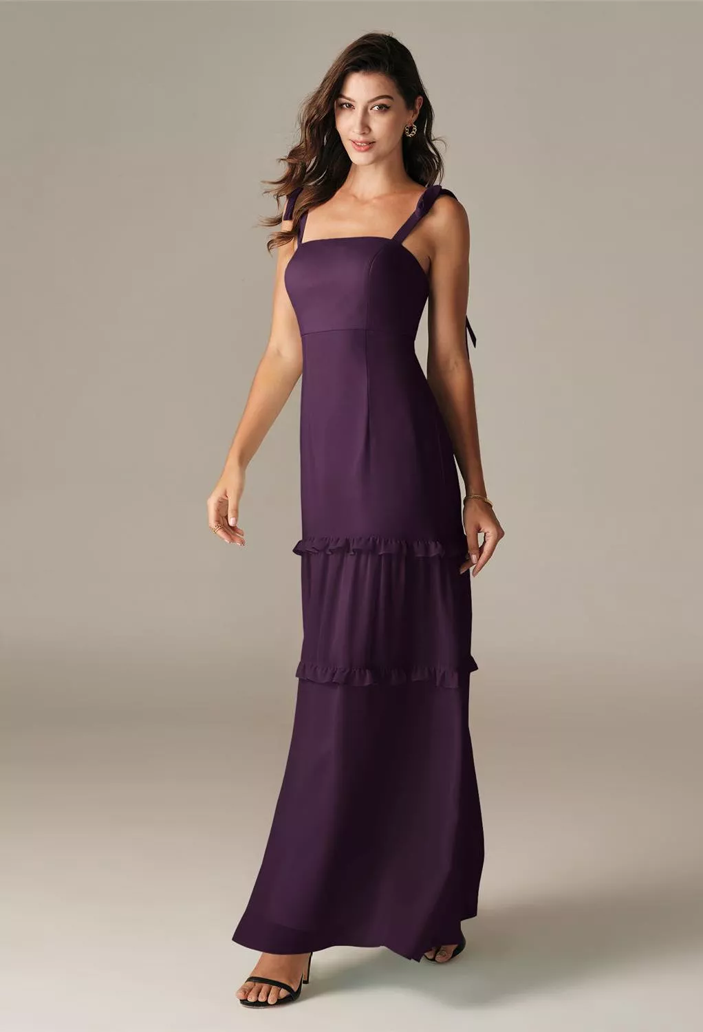 AW Empress Grape  Spring Wedding Guest Dresses