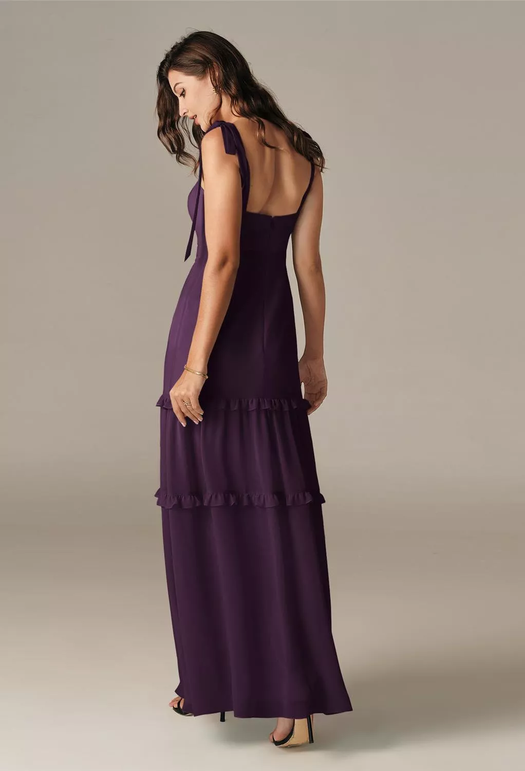 AW Empress Grape  Spring Wedding Guest Dresses