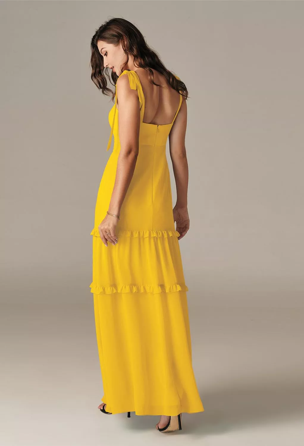 AW Empress Mustard Yellow  Fall Wedding Guest Dresses