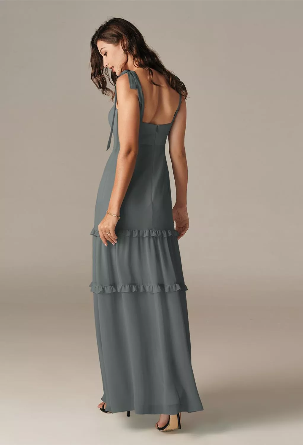 AW Empress Steel Gray  Fall Wedding Guest Dresses