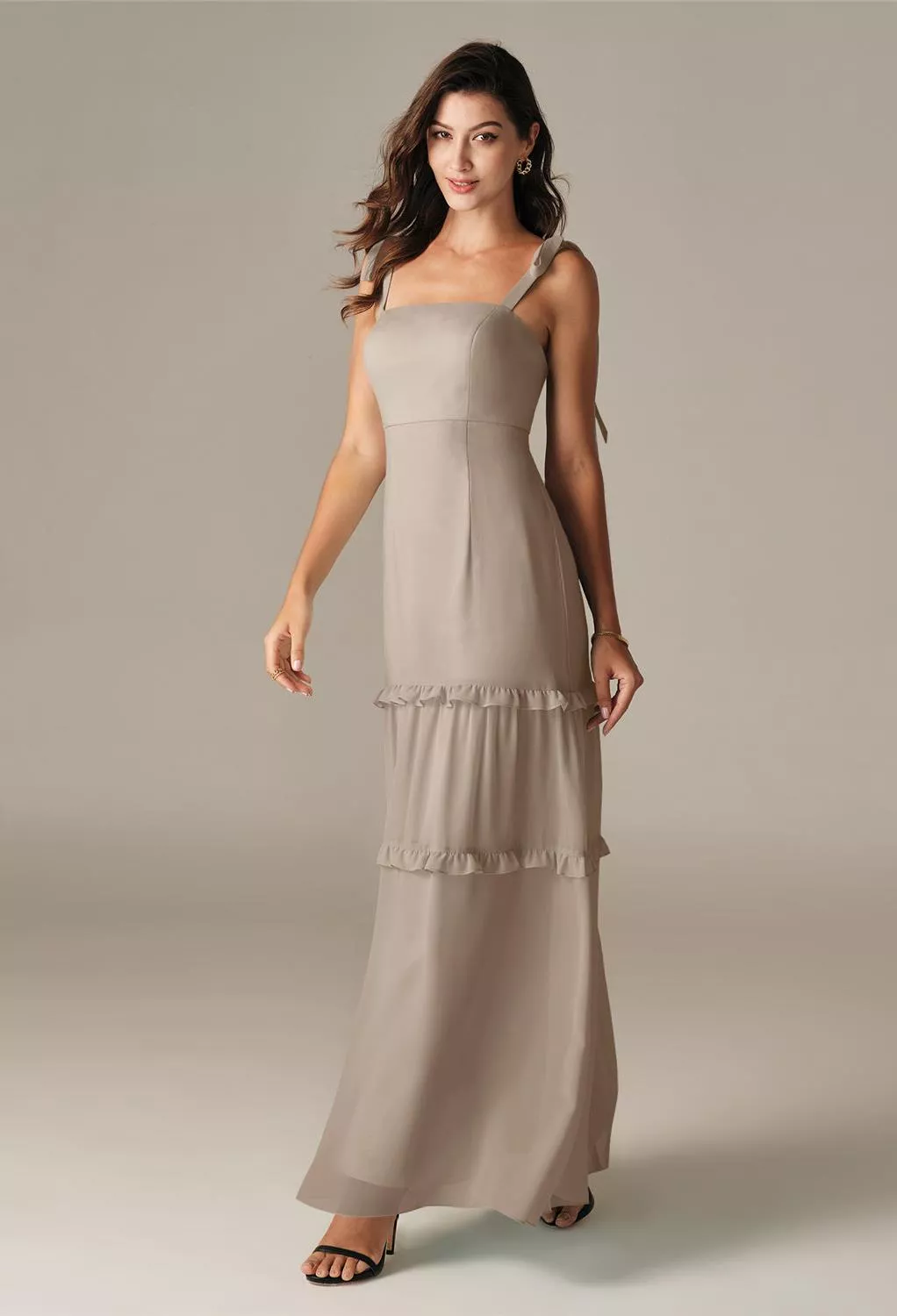 AW Empress Taupe  Wedding Guest Dresses