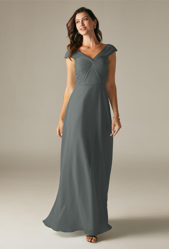AW Humidity Steel Gray  Formal Dresses