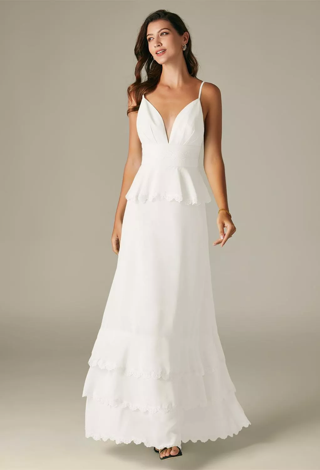 AW Khanum Ivory  Fall Wedding Guest Dresses