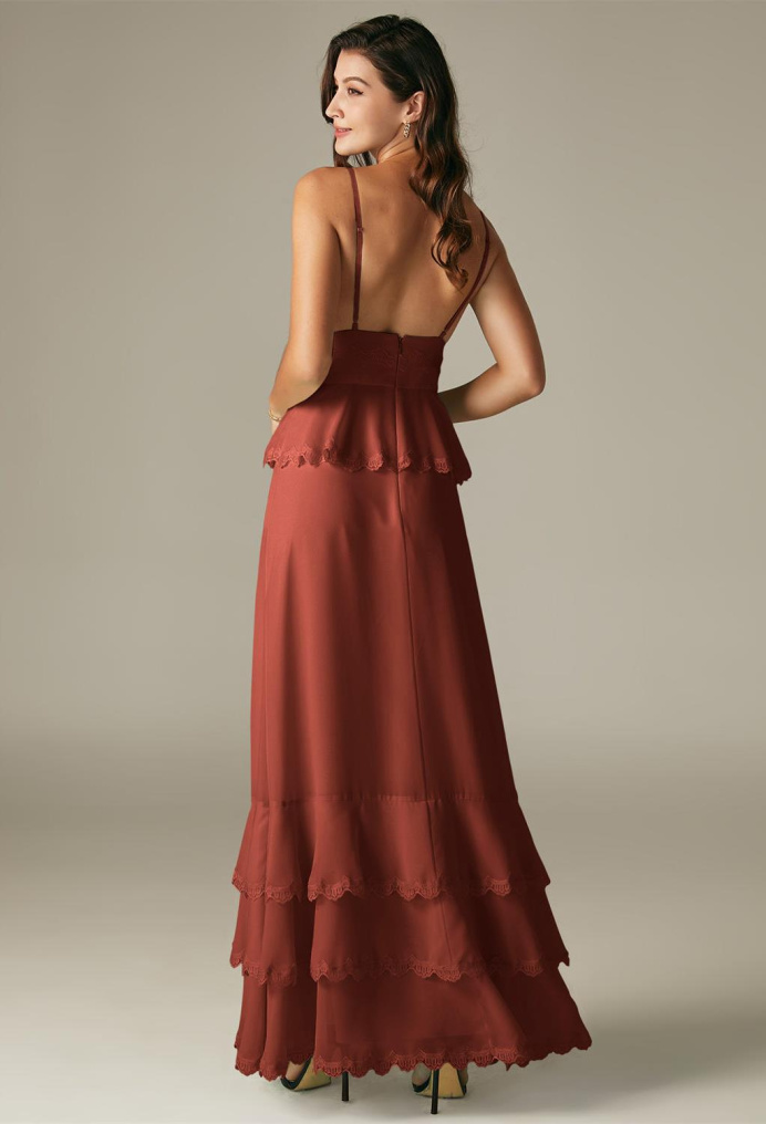 AW Khanum Rust  Formal Dresses