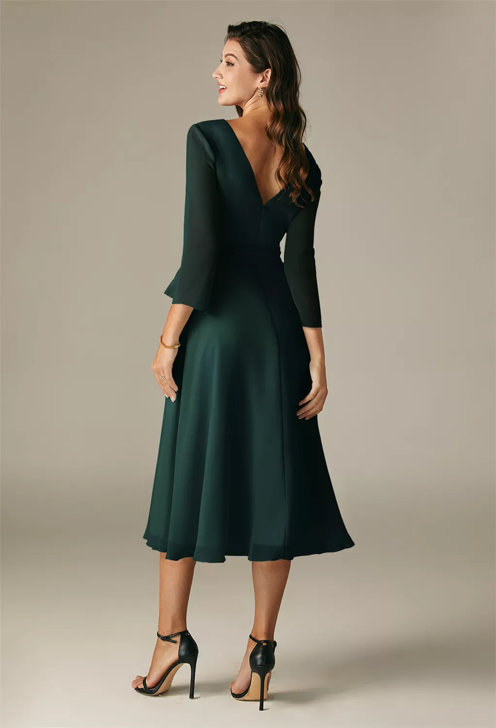 AW Gaia Dark Emerald  Maternity Bridesmaid Dresses