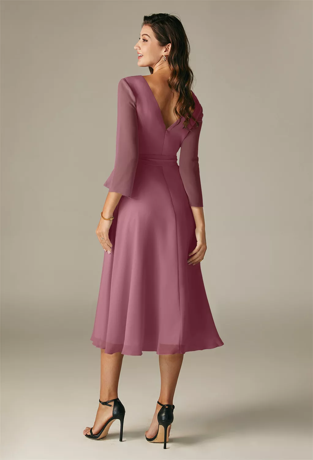 AW Gaia Desert Rose  Spring Wedding Guest Dresses