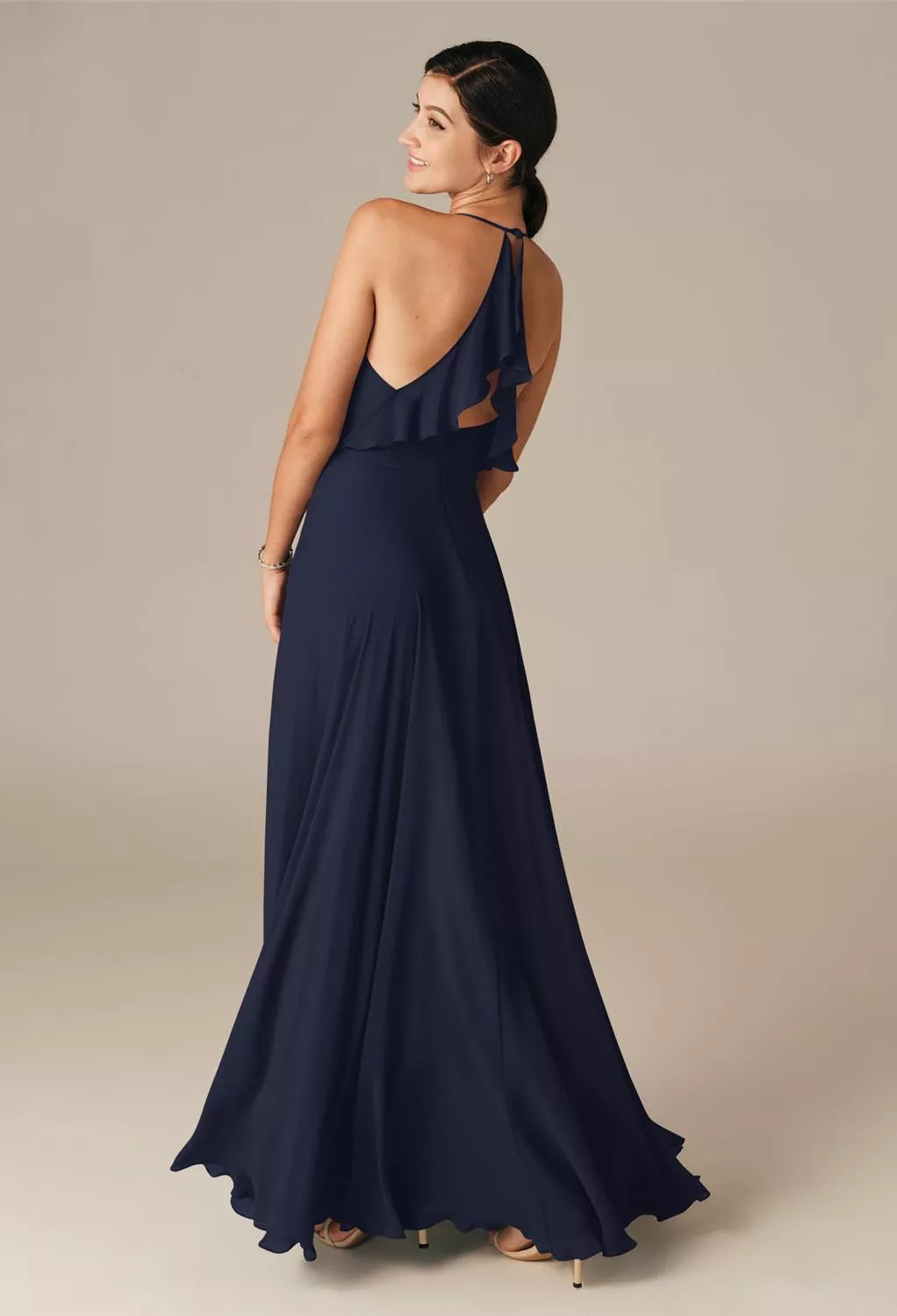 AW Larry Dark Navy  Maternity Bridesmaid Dresses