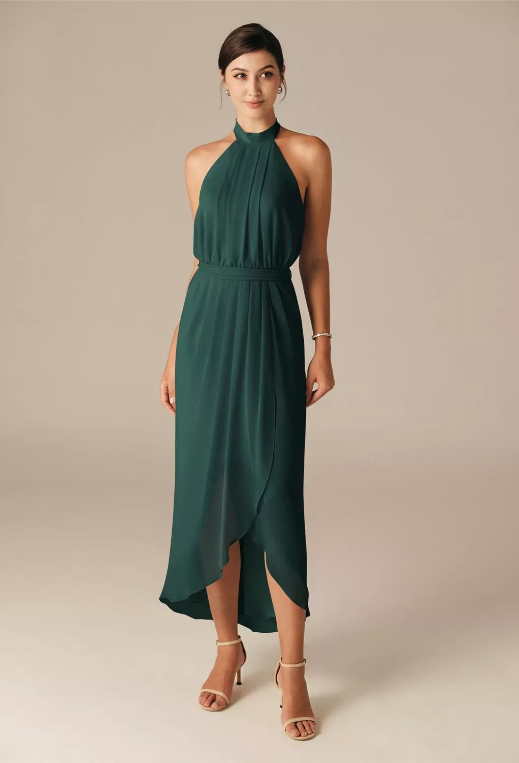 AW Larya Dark Emerald  Spring Wedding Guest Dresses
