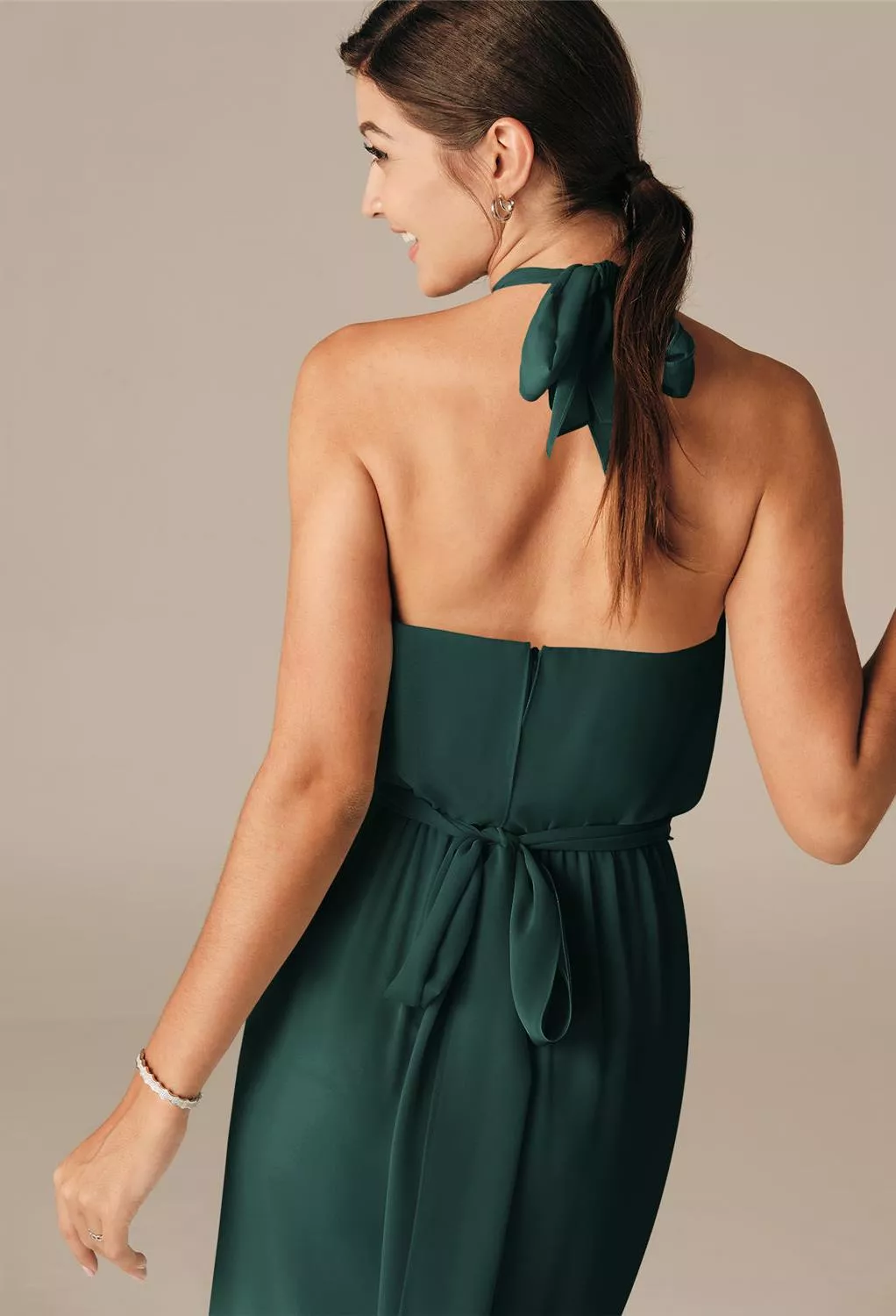 AW Larya Dark Emerald  Spring Wedding Guest Dresses
