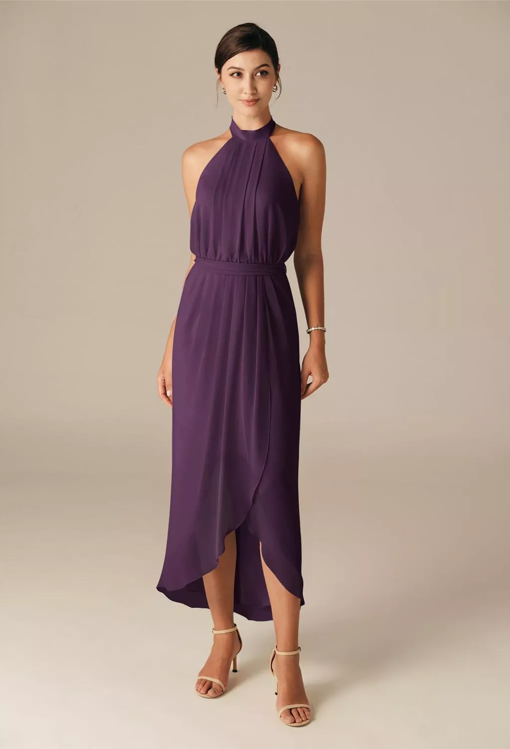 AW Larya Grape  Spring Wedding Guest Dresses