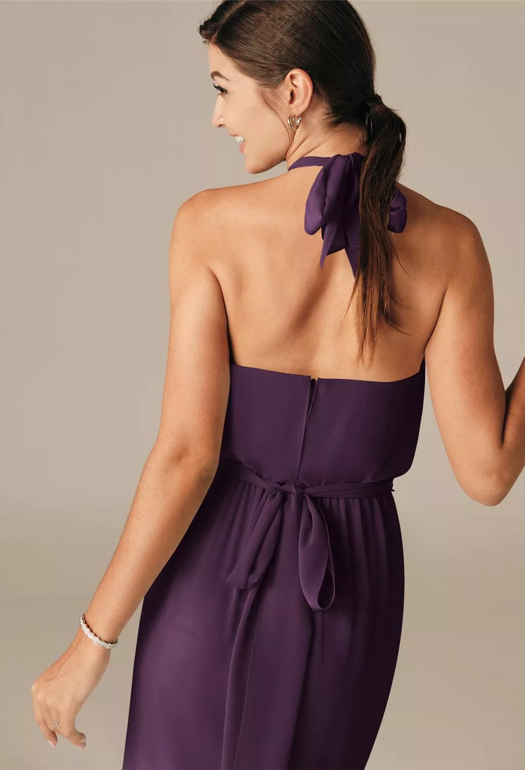 AW Larya Grape  Spring Wedding Guest Dresses