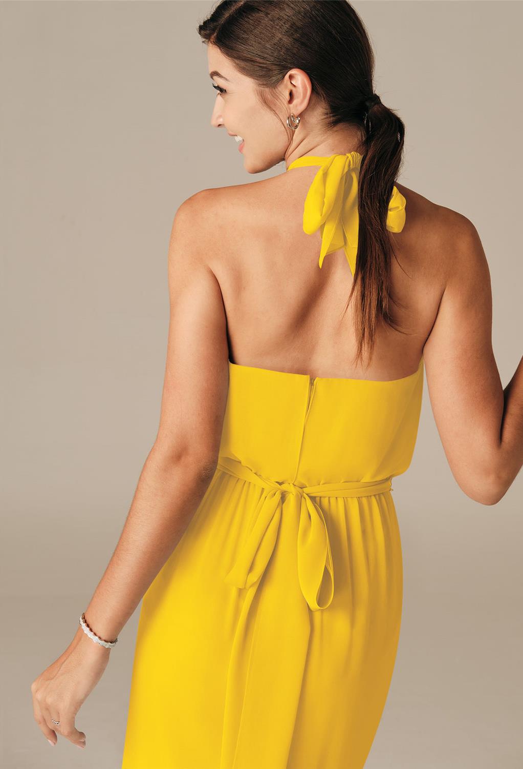 AW Larya Mustard Yellow  Spring Wedding Guest Dresses