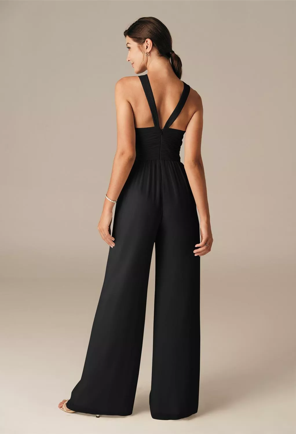AW Lorraine Black  Plus Size Wedding Guest Dresses