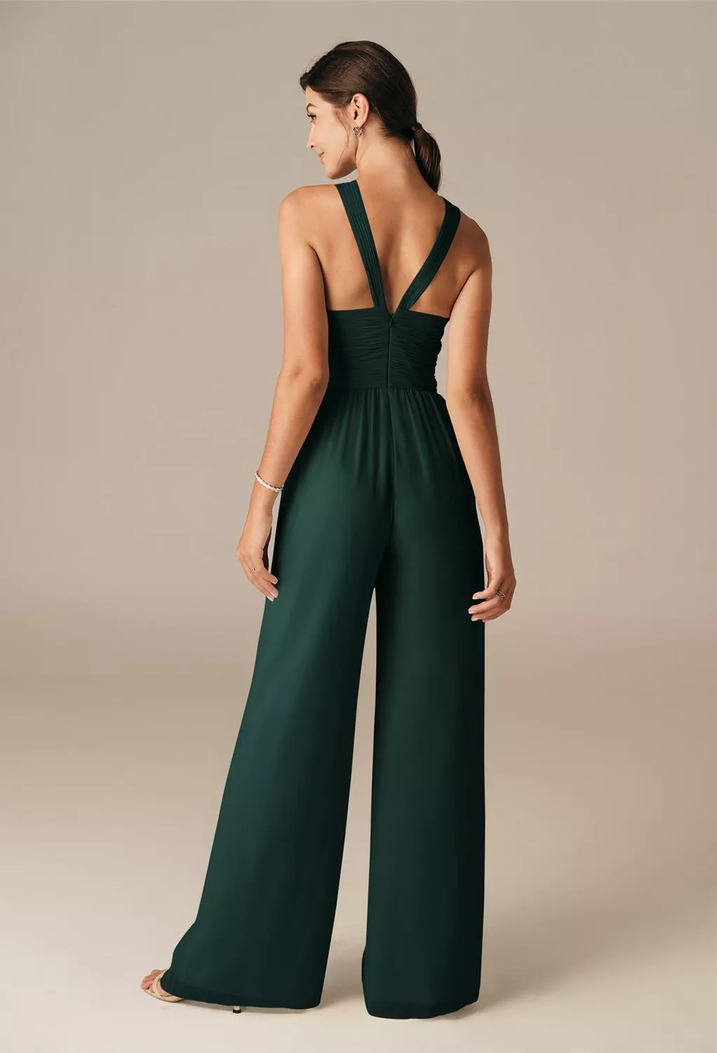 AW Lorraine Dark Emerald  Plus Size Wedding Guest Dresses