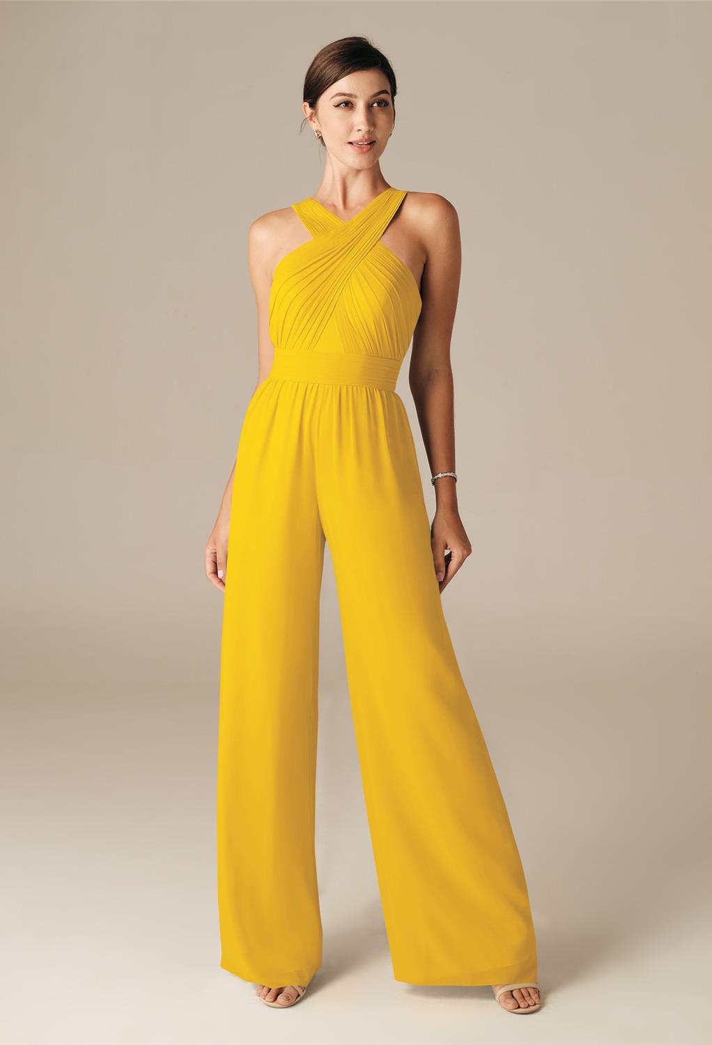 AW Lorraine Mustard Yellow  Spring Wedding Guest Dresses
