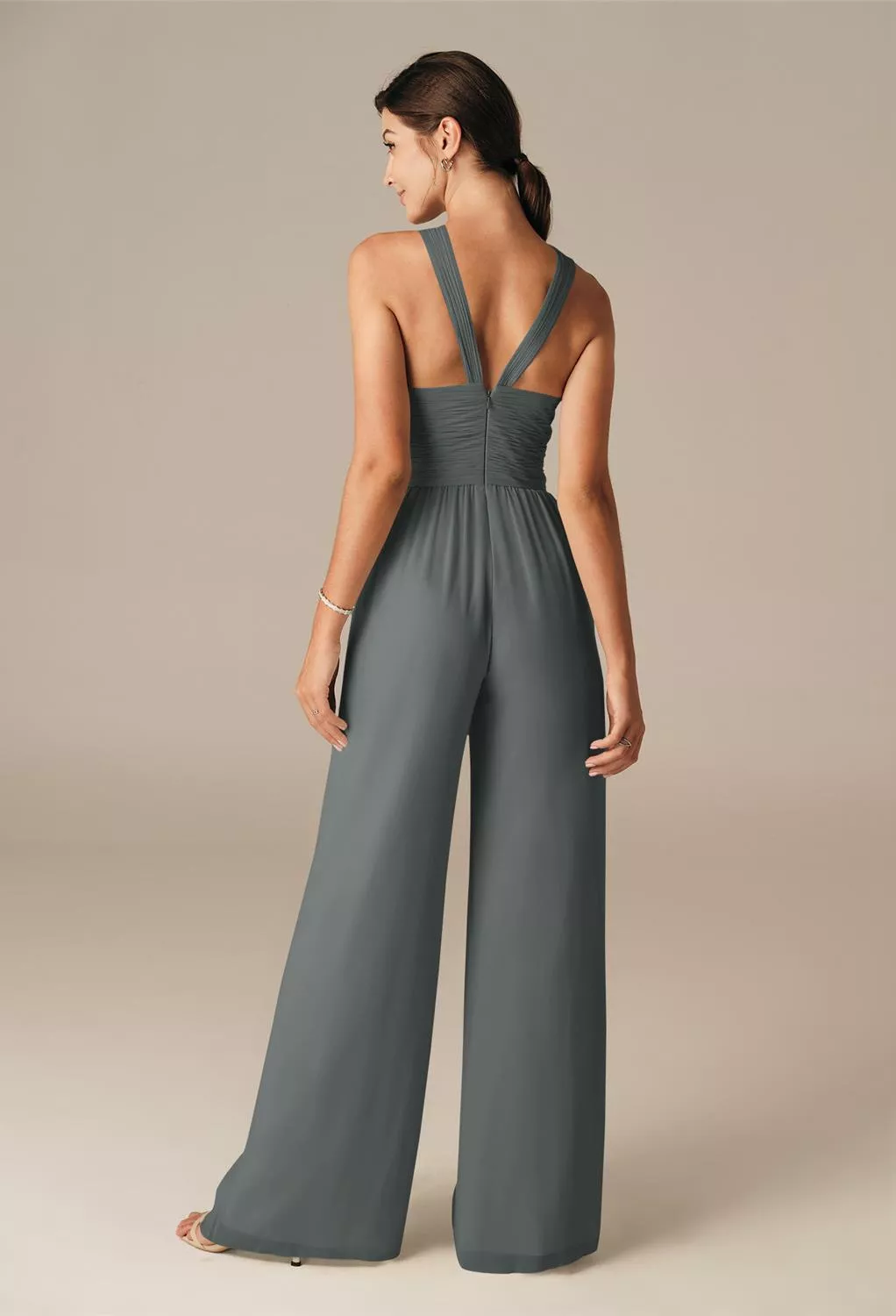 AW Lorraine Steel Gray  Fall Wedding Guest Dresses