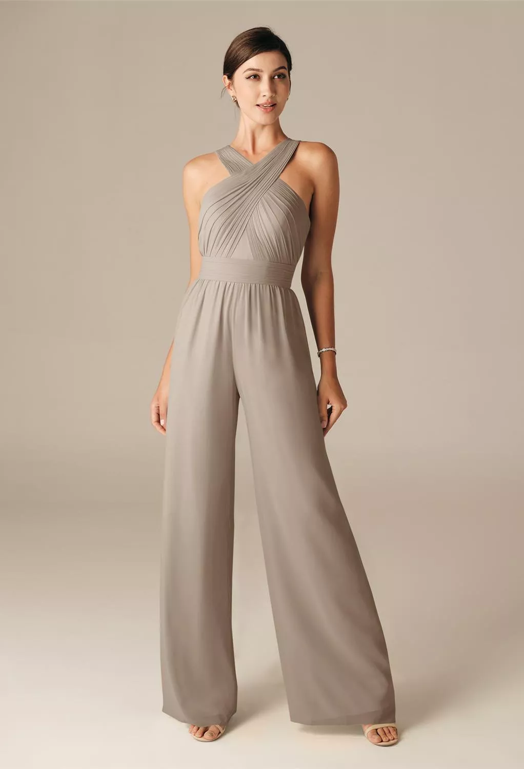 AW Lorraine Taupe  Wedding Guest Dresses