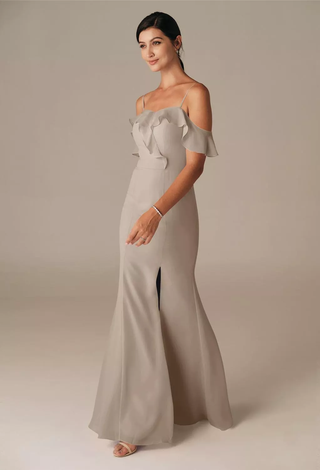 AW Isotach Taupe  Wedding Guest Dresses