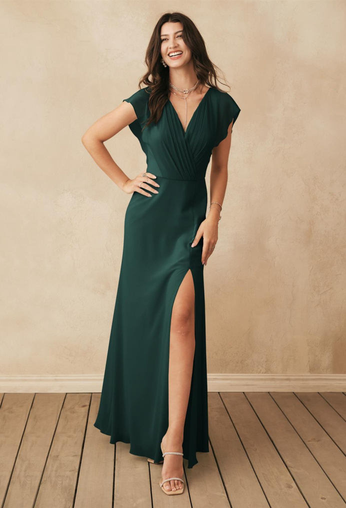 AW Kathy Dark Emerald  Bridesmaid Dresses