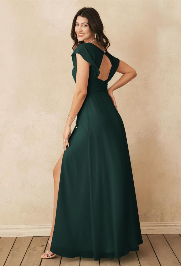 AW Kathy Dark Emerald  Bridesmaid Dresses