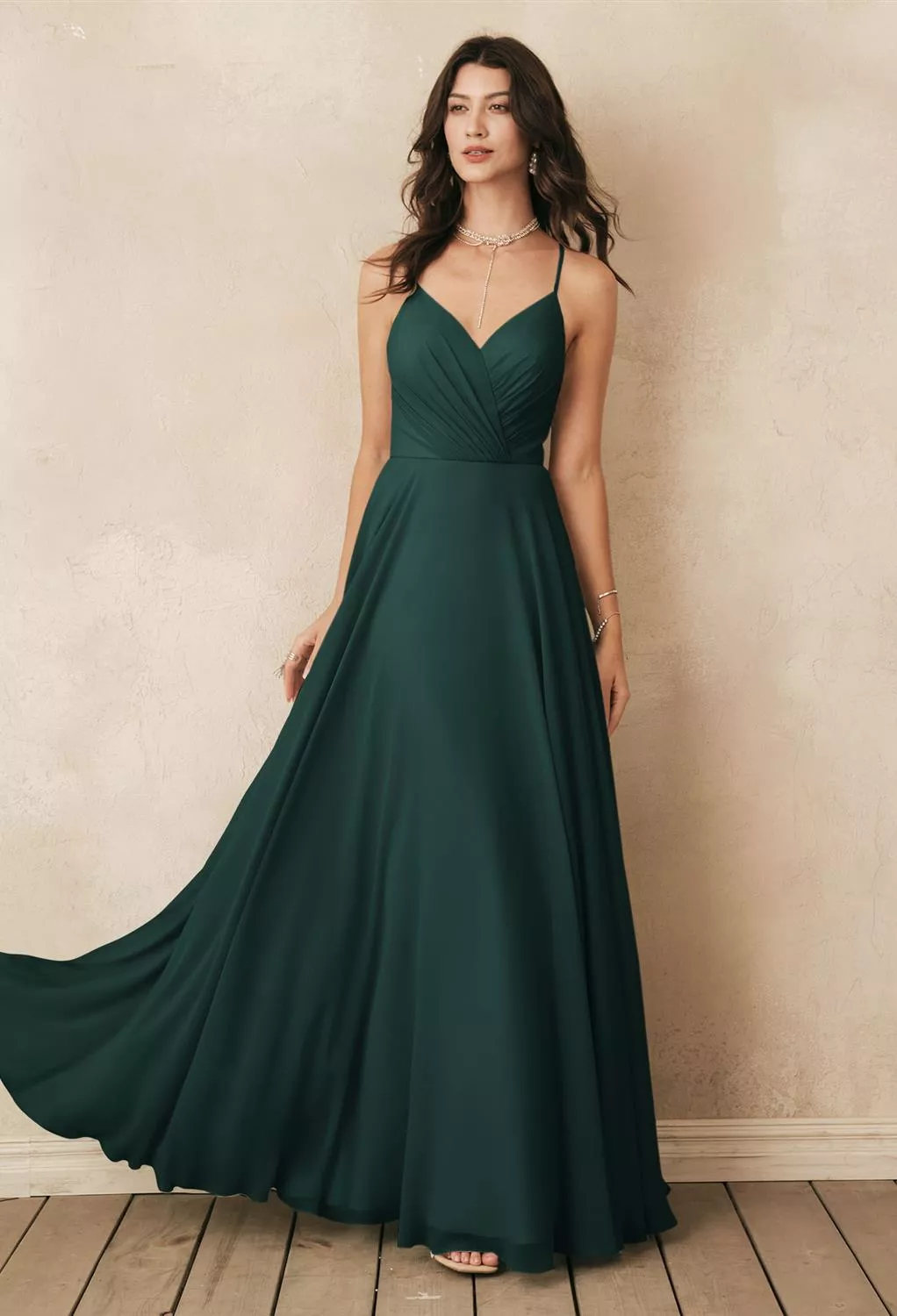 AW Melody Dark Emerald  Maternity Bridesmaid Dresses