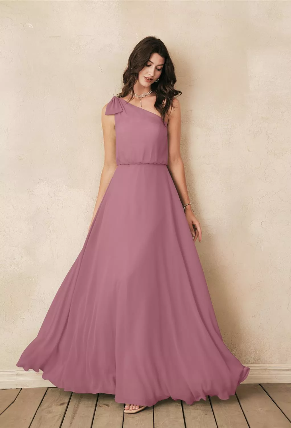 AW Robina Desert Rose  Maternity Bridesmaid Dresses
