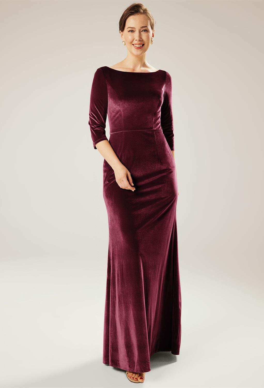 AW Lynn Burgundy  Mother of the Bride Dresses
