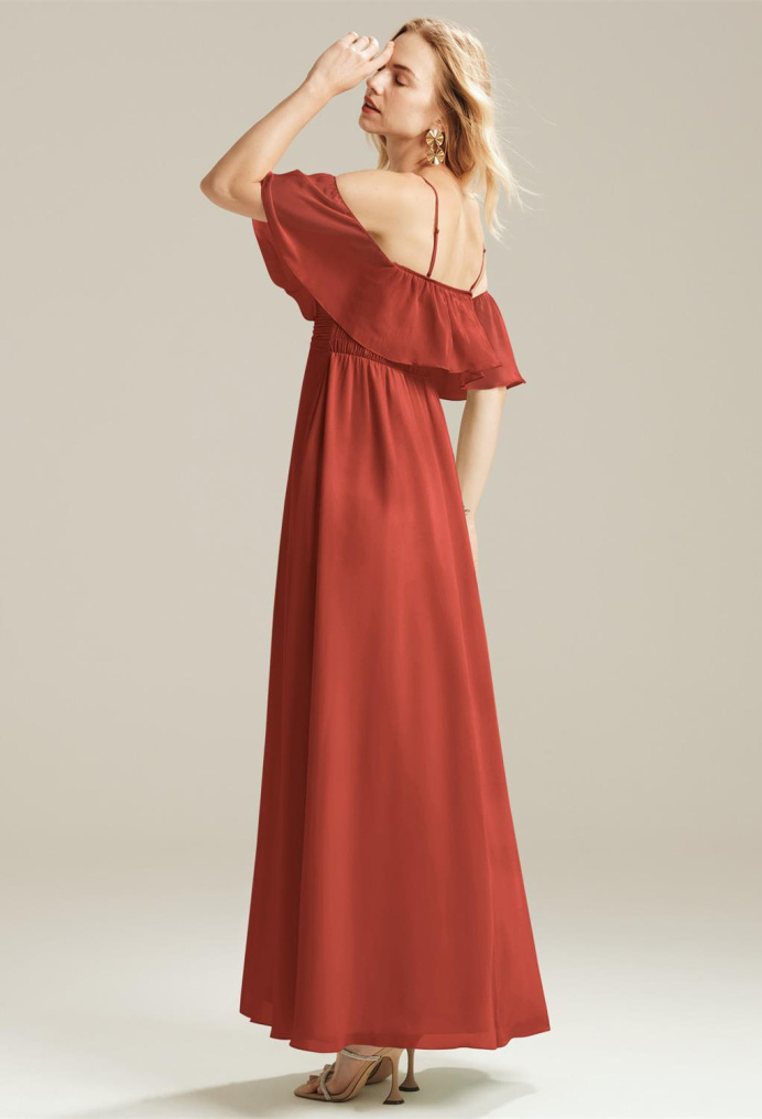 AW Bertie Rust  Maternity Bridesmaid Dresses